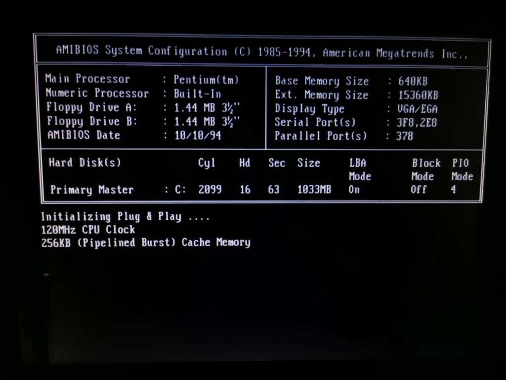 Pentium 120 full tower PC