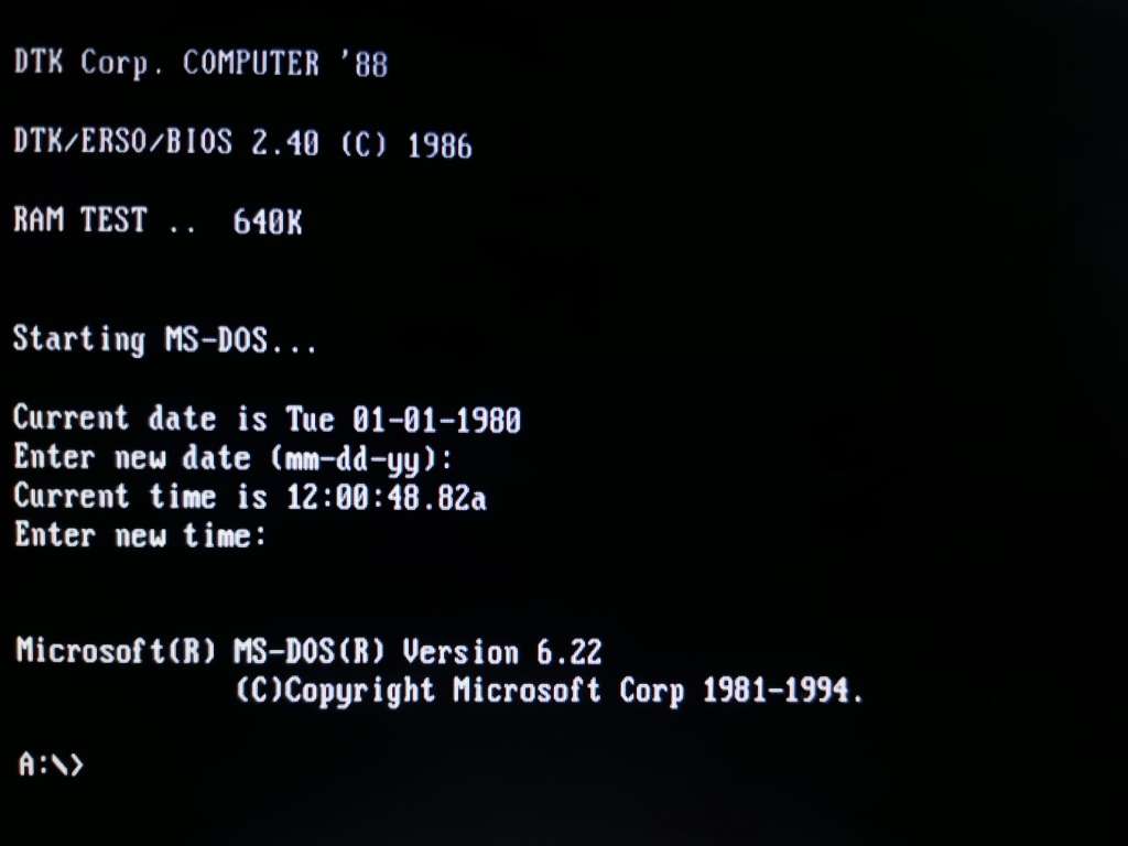 Miad 10MHz Turbo XT with Keyboard and VGA