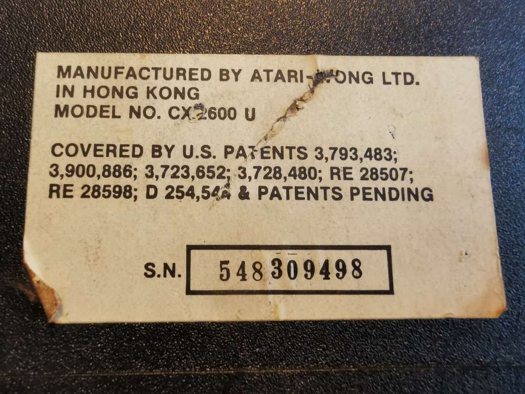 Atari 2600 with TV (ready to play)