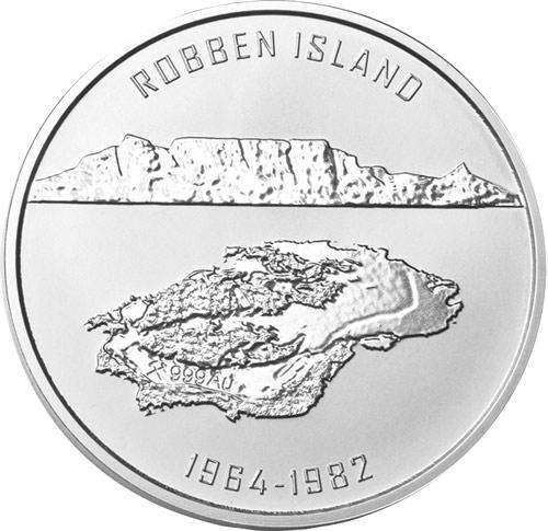 Mandela Robben Island 1oz Nobel Silver