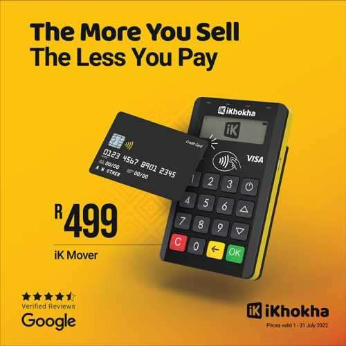 Ikhoka MoverPro Card Machine For R499.99 FOR LIMITED TIME ONLY