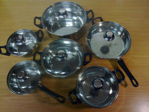 !! Bargain !! 12 PCS Stainless steel cookware set