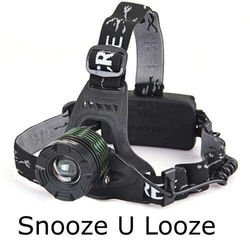 Bright CREE T6, Aluminium Alloy Rechargeable Headlamp Uses 2 X 18650, With Zoom !!!3 Units !!!