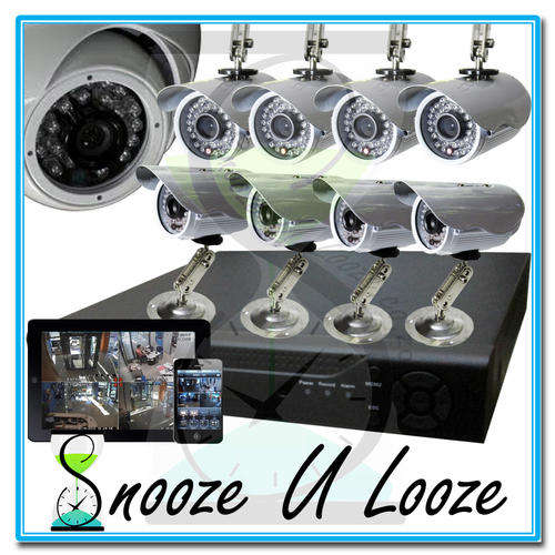 600TV lines 8 Channel HDMI CCTV  Kit with Ordinary or Dome camera's **6 Month Warranty**