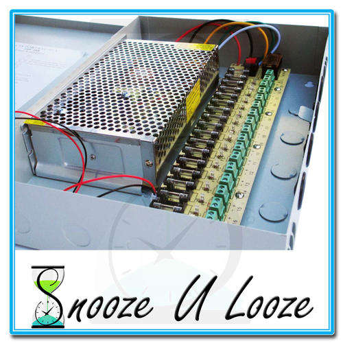 20A 18 Channel  12V DC Power supply with Lock box