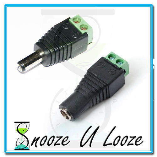 DC Male or Female Connectors