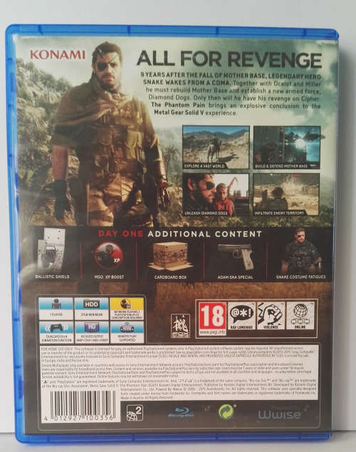 Metal Gear Solid V: The Phantom Pain Day One Edition (PS4)