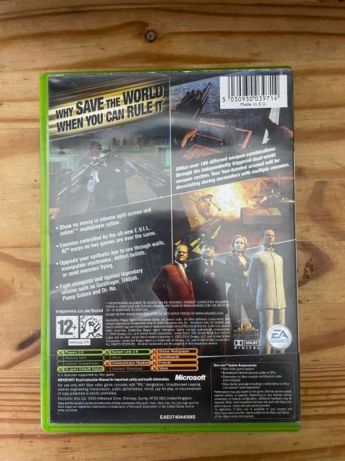 GoldenEye: Rogue Agent(Xbox Original)