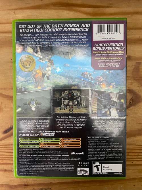 MechAssault 2: Lone Wolf(Xbox Original)