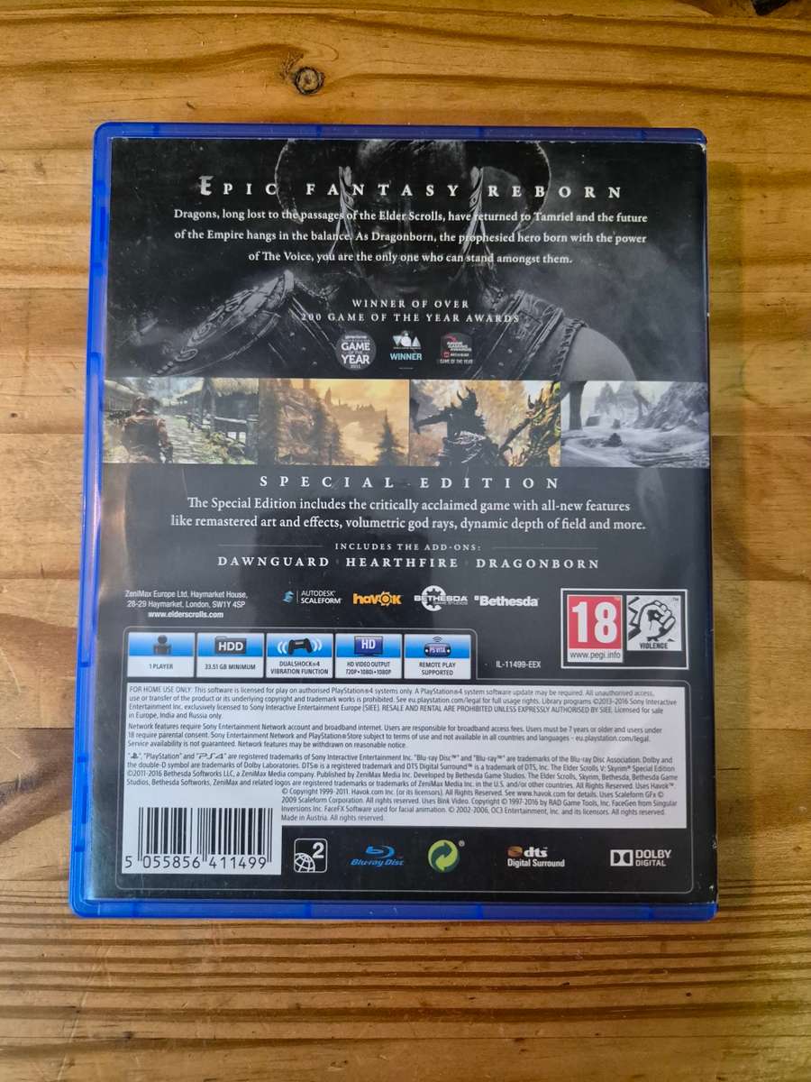 The Elder Scrolls V: Skyrim Special Edition(PS4)