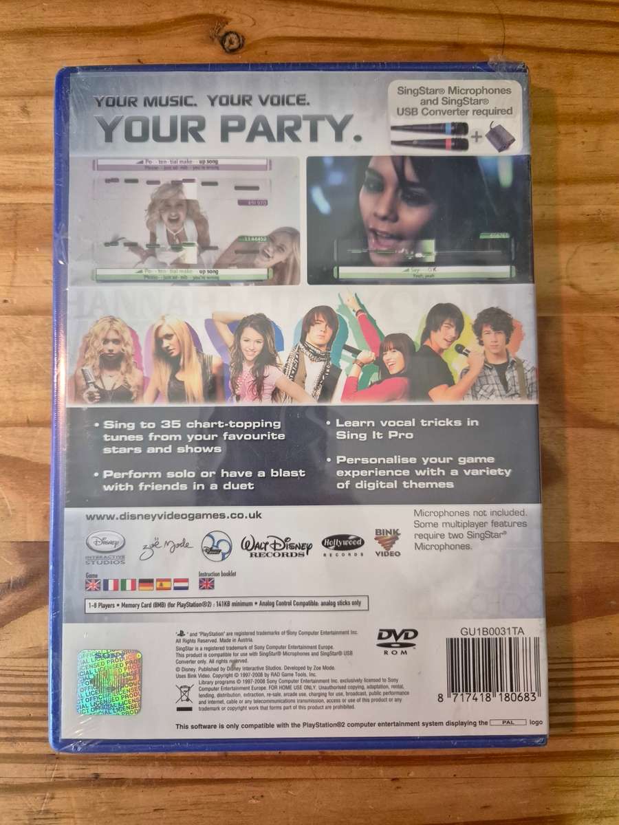 Disney Sing It(Factory Sealed)(PS2)