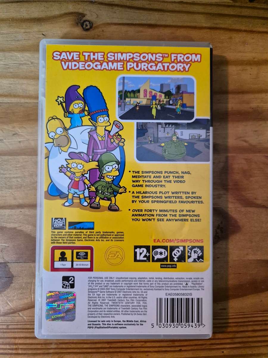The Simpsons Game(PSP)