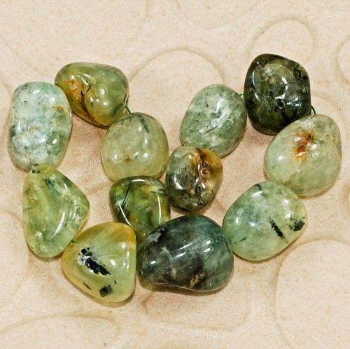 PHREHNITE NUGGETS  20X15X1  8MM   12 PIECES  48GRMS