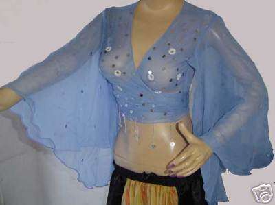 SKY BLUE CHOLO ONE SIZE FITS ALL  PLUS   **SLIMMING WAIST BELT FREE**