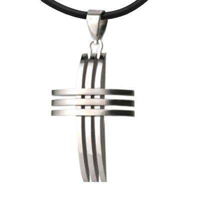STAINLESS STEEL 316L CROSS PENDANT WILL NEVER TARNISH OR RUST**