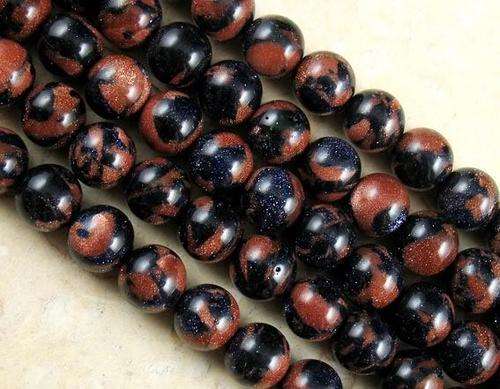 GALAXY STARAS AND SUN SITARA  8MM  49 PIECES   15INCH