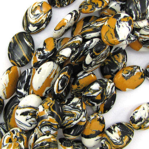 DELIGHTFULLY BRIGHT TURKEY TURQUOISE OVALS   18MM X 13MM  27PIECES 15INCH