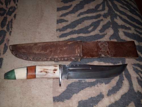 HANDLE HANDMADE COLUMBIA HEAT TREATED BLADE