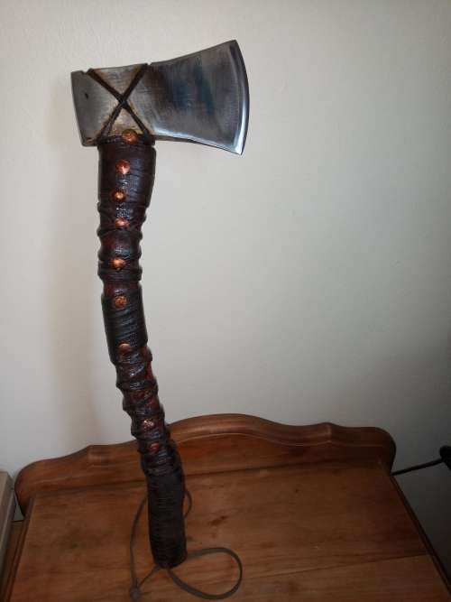 VIKING AXE LENGTH 41 CM HANDMADE