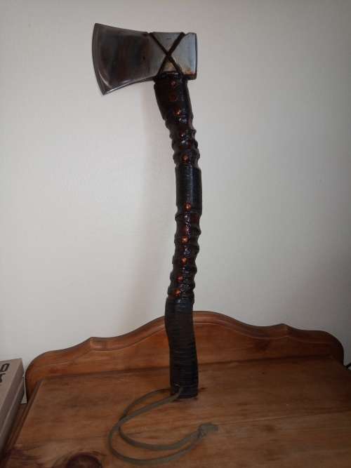 VIKING AXE LENGTH 41 CM HANDMADE