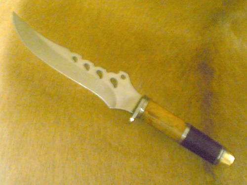 BARGAIN STUNNING ARABIAN HUNTER KNIFE HAND MADE BY JWK KNIFEMAKERS 440 STEEL