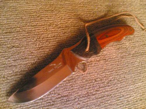 HANDMADE HUNTER KNIFE DESIGNED AND MADE BY JWK KNIFEMAKERS