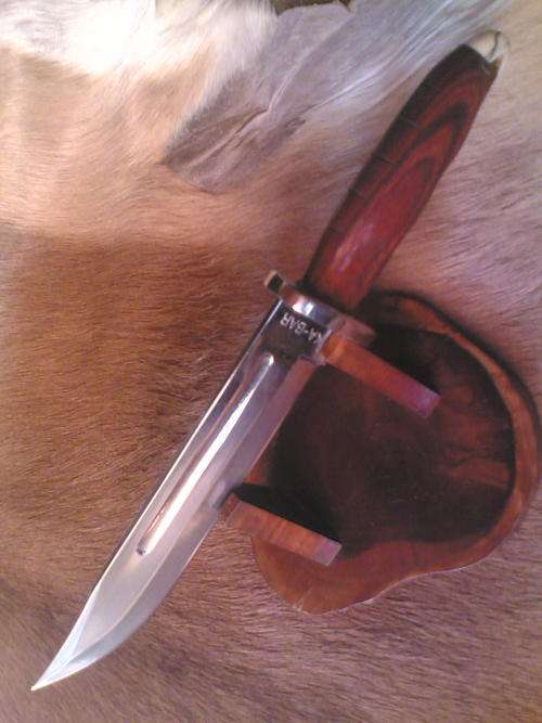 30CM BEST QUALITY HANDMADE KNIVE BY JWK KA BAR STEEL, WOOD AND iVORY