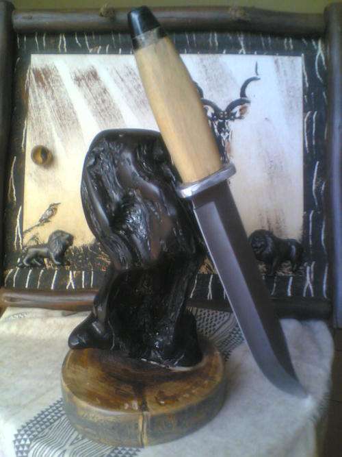 LARGE HANDMADE OUTDOOR KNIFE BY JWK KNIFES