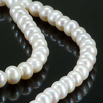 BREATHTAKING ~ NATURAL WHITE PEARL STRANDS ~ ELEGANT!
