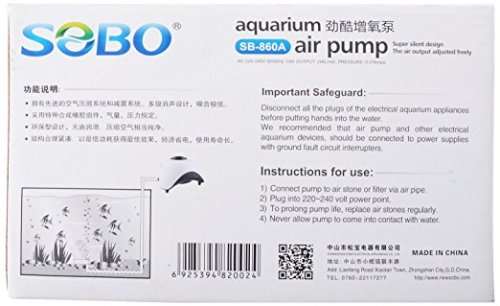 AQUARIUM AIR PUMP SOBO SB-860A