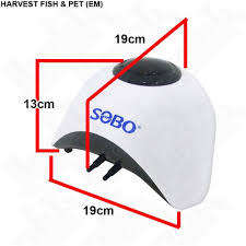 AQUARIUM AIR PUMP SOBO SB-860A