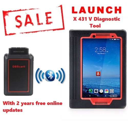 Launch X431 V 8inch Tablet Wifi/Bluetooth Full System with 2 Years Free Update Online