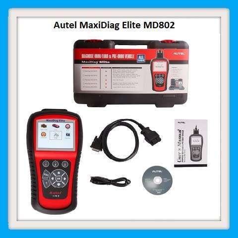 Autel MaxiDiag MD802 Elite OBDII Diagnostic Tool