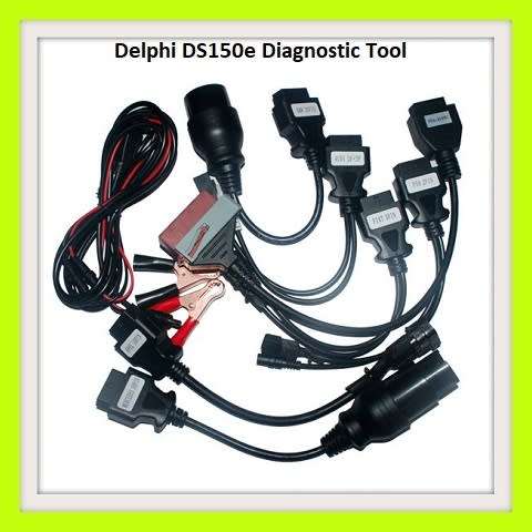 Delphi DS150E Pro Diagnostic Tool + 8 Car Adapters