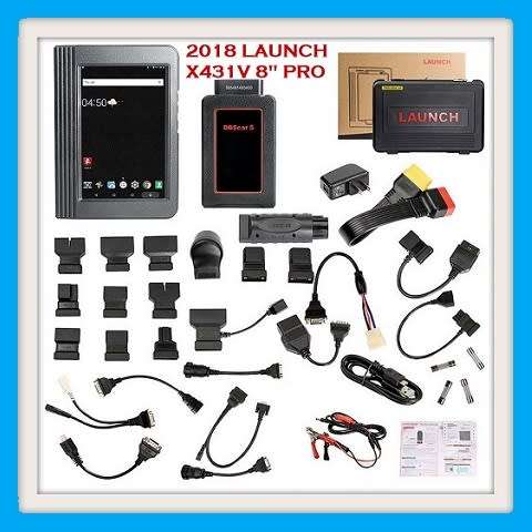 Launch X431 V8" Pro Tablet Wifi/Bluetooth Diagnostic Tool + 2 Years Free Updates