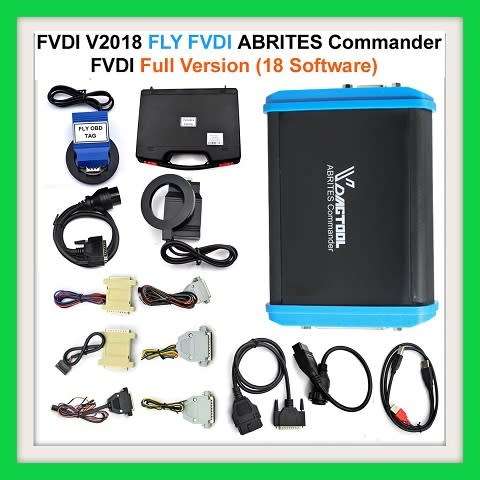 FVDI V2018 Original FLY FVDI ABRITES Commander Full Version 18 Software