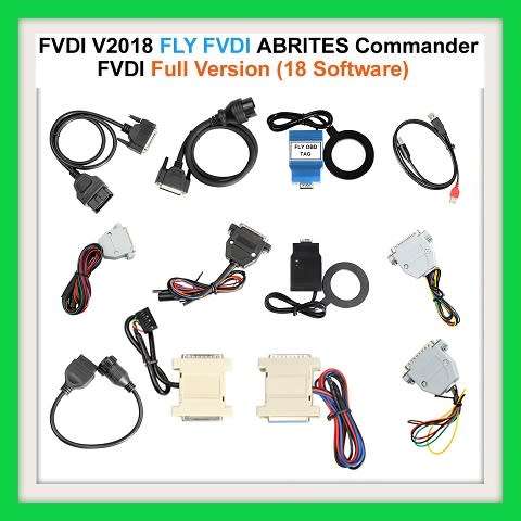 FVDI V2018 Original FLY FVDI ABRITES Commander Full Version 18 Software