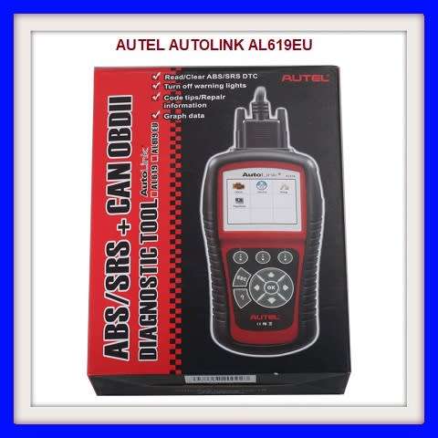 Autel AutoLink AL619 OBDII CAN ABS and SRS Scan Tool update online