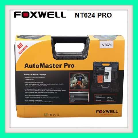 Foxwell NT624 AutoMaster Pro All Makes All Systems OBD2 EOBD Scanner