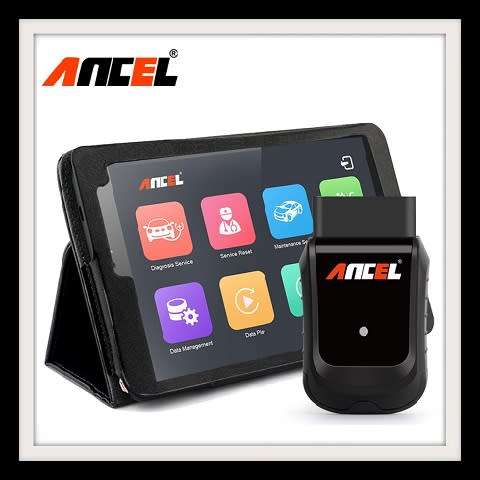 Ancel X5 OBD2 Wifi Scanner Car Diagnostic Tool Auto Scanner +8" Windows Tablet ABS EPB Airbag DPF Re
