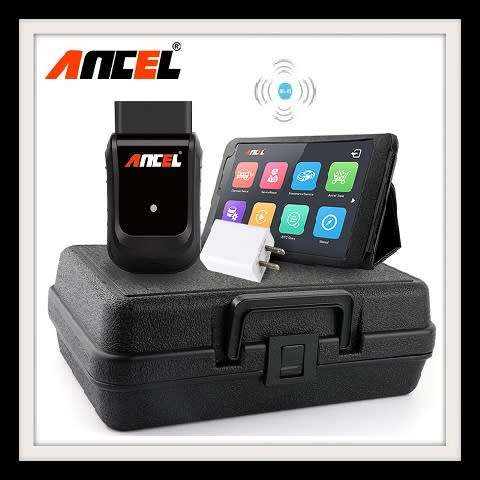 Ancel X5 OBD2 Wifi Scanner Car Diagnostic Tool Auto Scanner +8" Windows Tablet ABS EPB Airbag DPF Re
