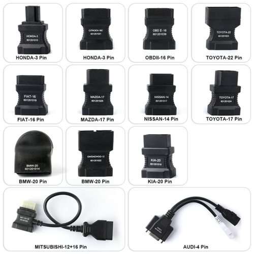 Ancel FX6000 Kit Diagnostic Tool All System Scanner Code Reader Wit Adaptors