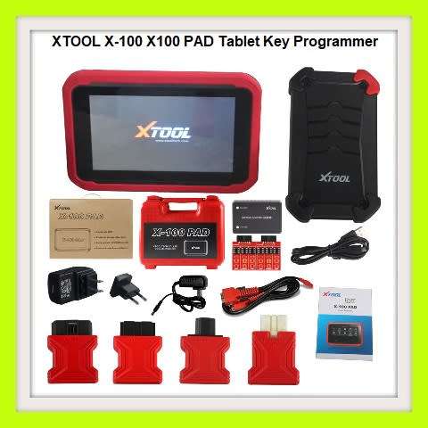 XTOOL X100 PAD Tablet Key Programmer with EEPROM Adapter Support Special Functions and Bluetooth