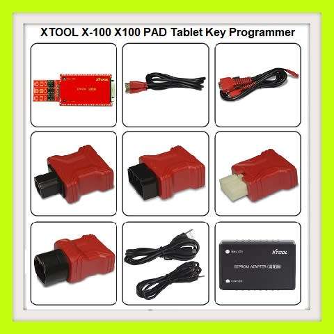 XTOOL X100 PAD Tablet Key Programmer with EEPROM Adapter Support Special Functions and Bluetooth