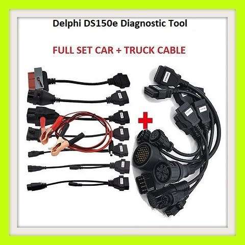 VD TCS CDP (LIKE THE DELPHIS DS150E) PRO PLUS OBD OBD2 DIAGNOSTIC TOOL + 8 CAR/ TRUCK CABLES