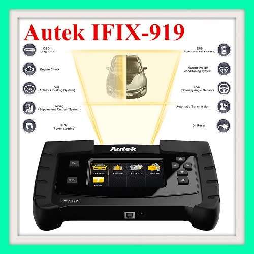 Autek IFIX919 OBD2 Diagnostic Tool Full System Diagnostic Car Engine ABS Airbag SAS Transmission