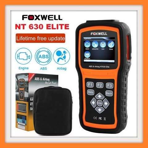 Foxwell NT630 Elite OBD 2 ABS Airbag SRS SAS Crash Data Reset Car Diagnostic Tool