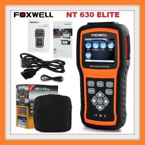 Foxwell NT630 Elite OBD 2 ABS Airbag SRS SAS Crash Data Reset Car Diagnostic Tool