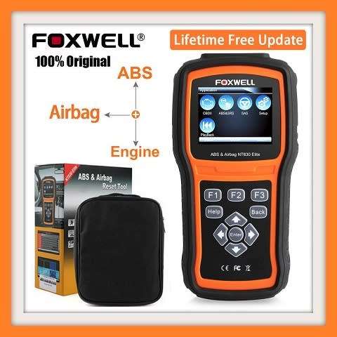 Foxwell NT630 Elite OBD 2 ABS Airbag SRS SAS Crash Data Reset Car Diagnostic Tool