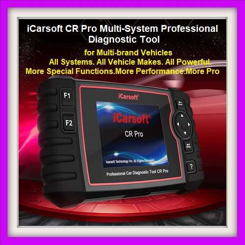iCarsoft CR Pro Multi-System Professional Diagnostic Tool